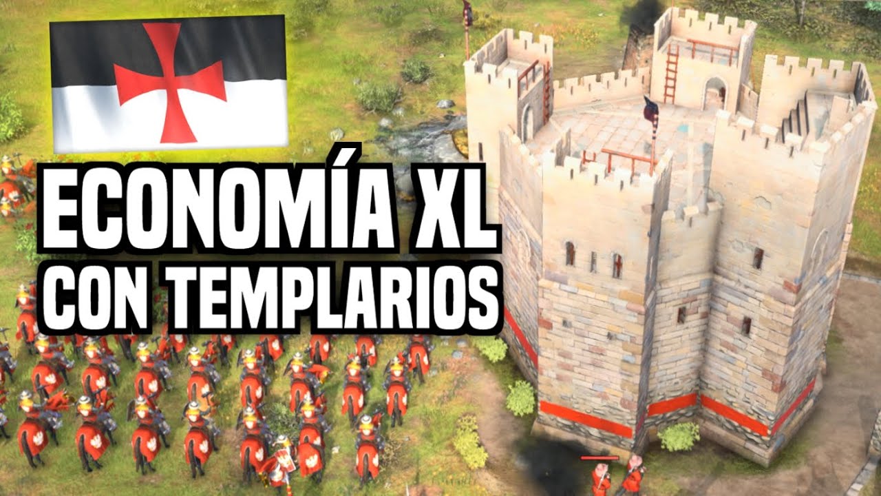AGE of EMPIRES 4: ECONOMÍA GOD con CABALLEROS TEMPLARIOS