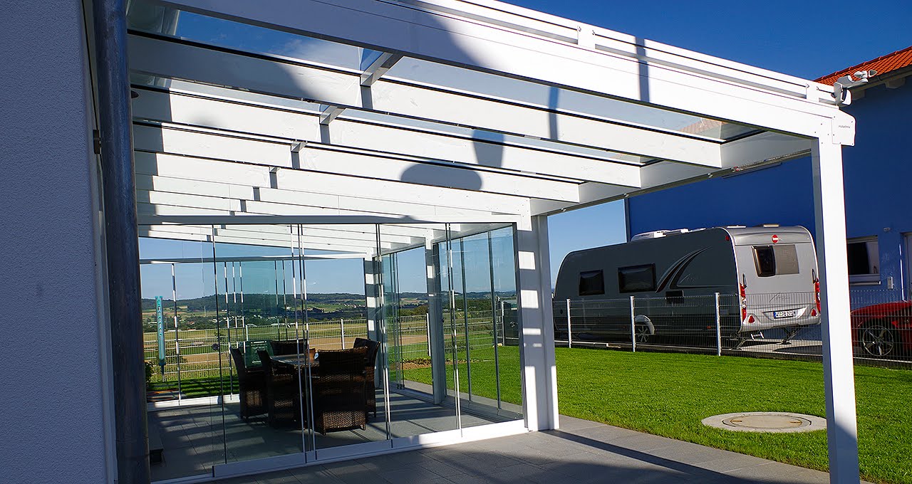 Sommergarten und Überdachung