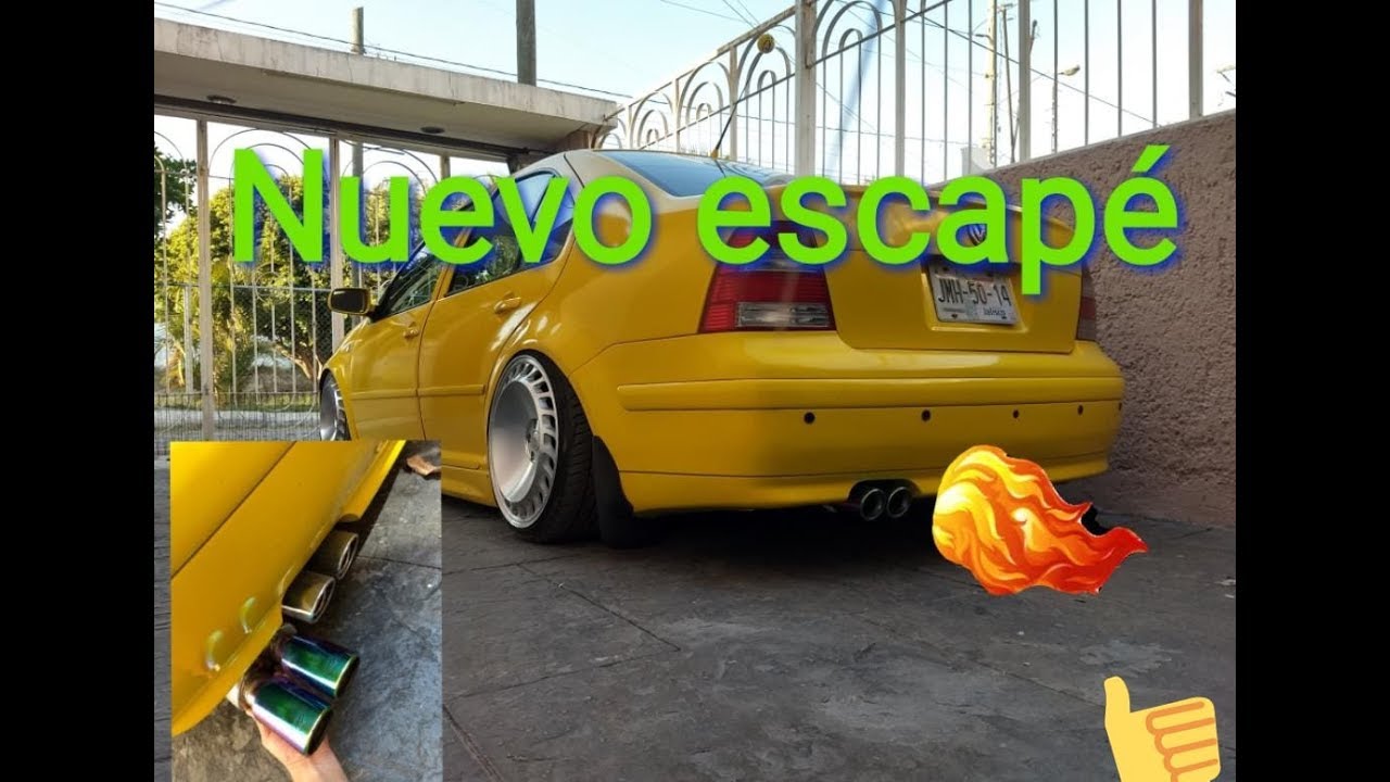 Poniendo escape deportivo al jetta mk4