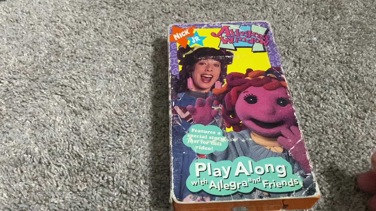 Opening To Allegra’s Window: Play Along With Allegra And Friends 1997 VHS