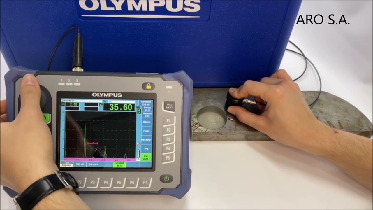 Prácticas Ultrasonido -  Calibración normal y bloque Plexiglas