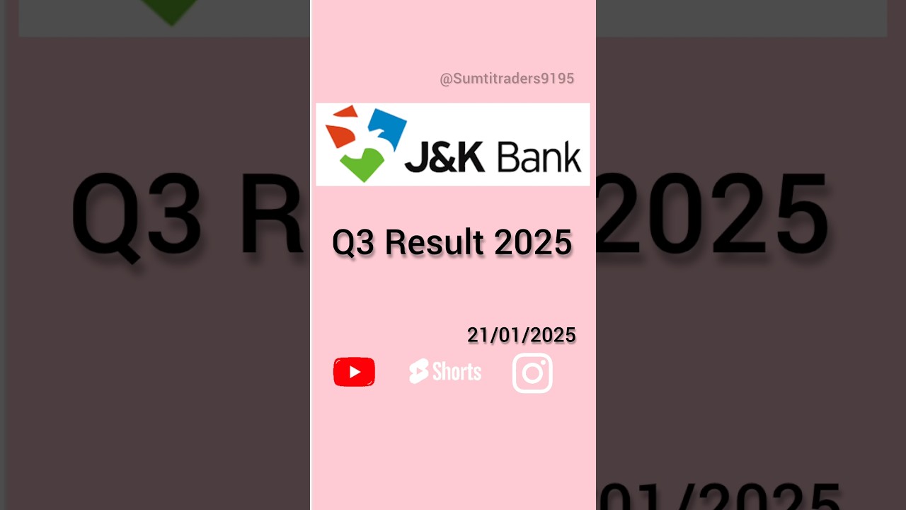 J&K Bank share | J&K Bank Share Result Today | J&K Bank Q3 Results 2025 #share #shorts