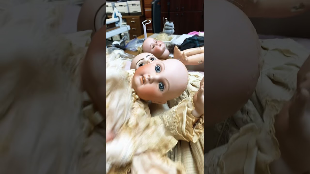 WILL IT WORK? ANTIQUE CRYING DOLL FROM 1907 | ORIGINAL FRENCH DOLL BODY