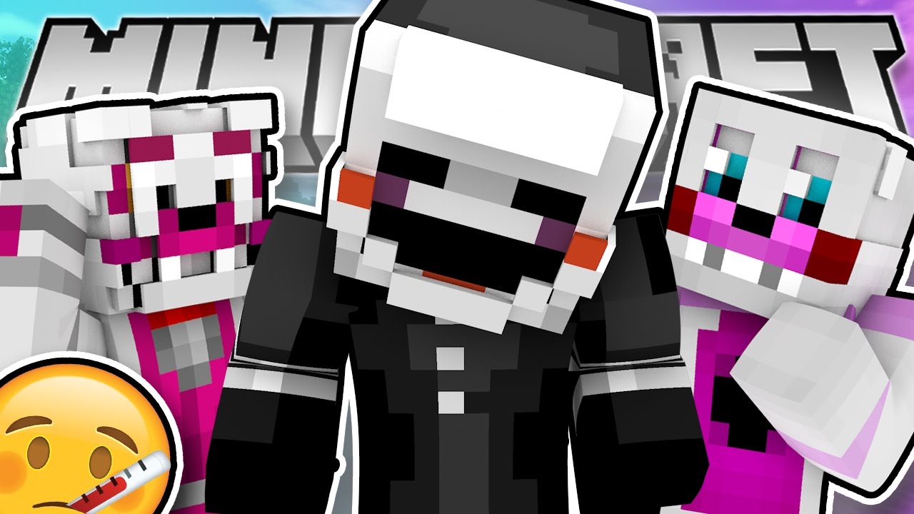 Minecraft Fnaf:  Sister Location - Puppet is Sick (Minecraft Roleplay)