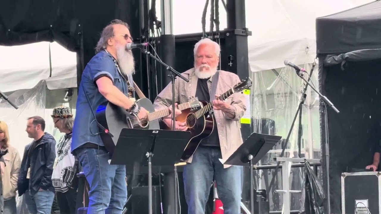 Steve Earl w/ Jorma Kaukonen - Hometown Blues @ Hudson River Music Festival Croton NY  6/14/25