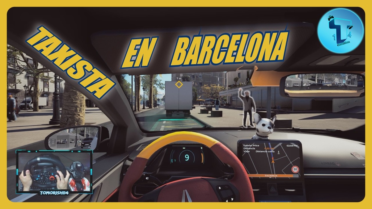 Soy Nuevo Taxista🚕en la Ciudad de Barcelona | Taxi Life A City Driving Simulator [PC] (Episodio 1)
