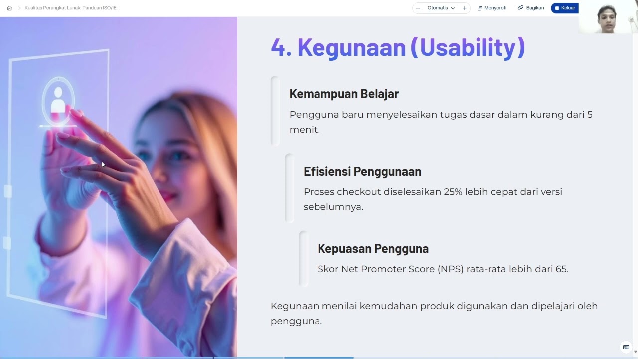 Kualitas Perangkat Lunak ISO 25010 - Musalim Ridho