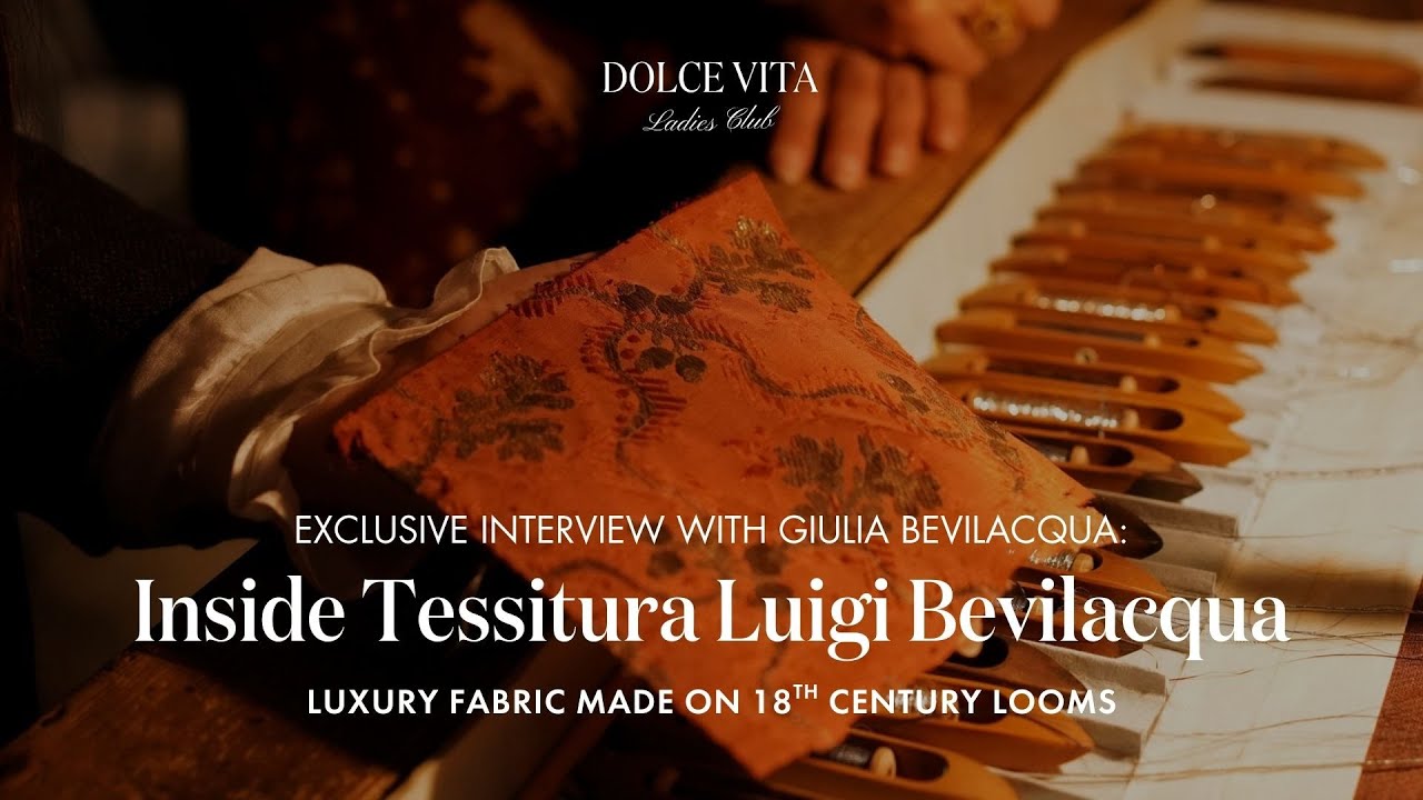 The Secret Behind Dior and Dolce & Gabbana’s Velvet | Inside Tessitura Luigi Bevilacqua