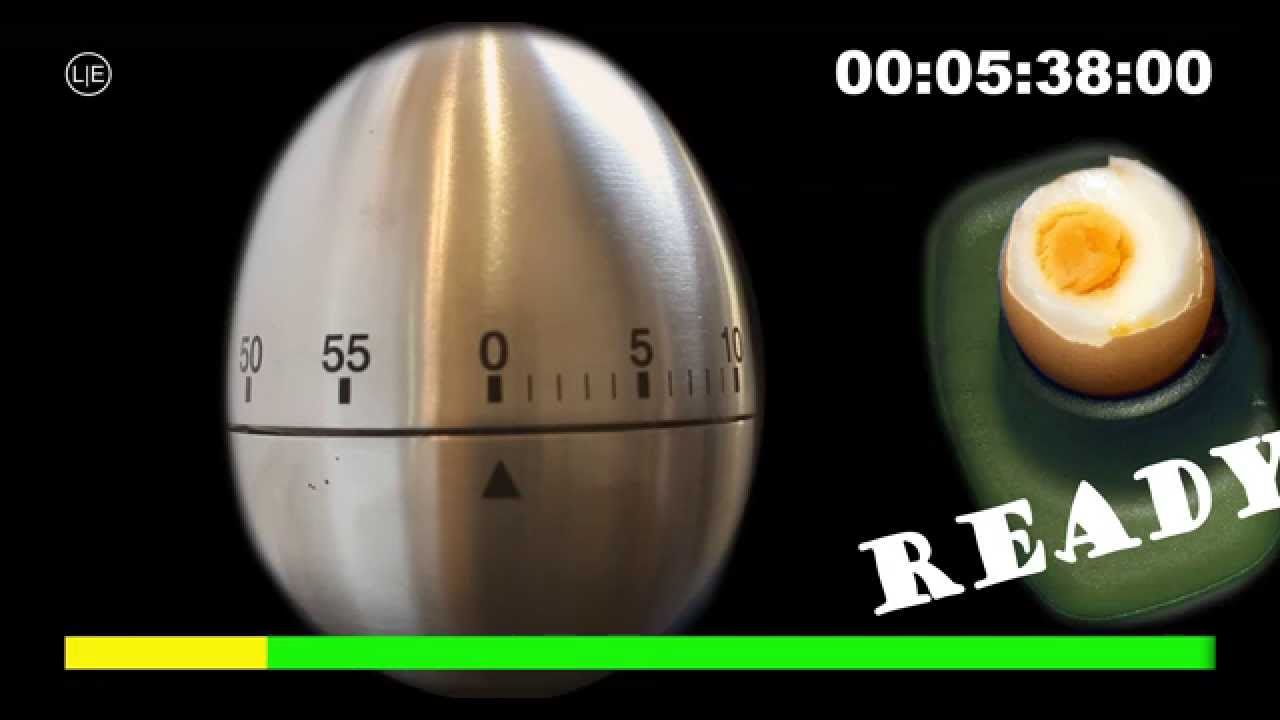 Cooking EGG Countdown Timer ( v 261 ) Alarm CLOCK with Sound Effects and Voice HD 4k