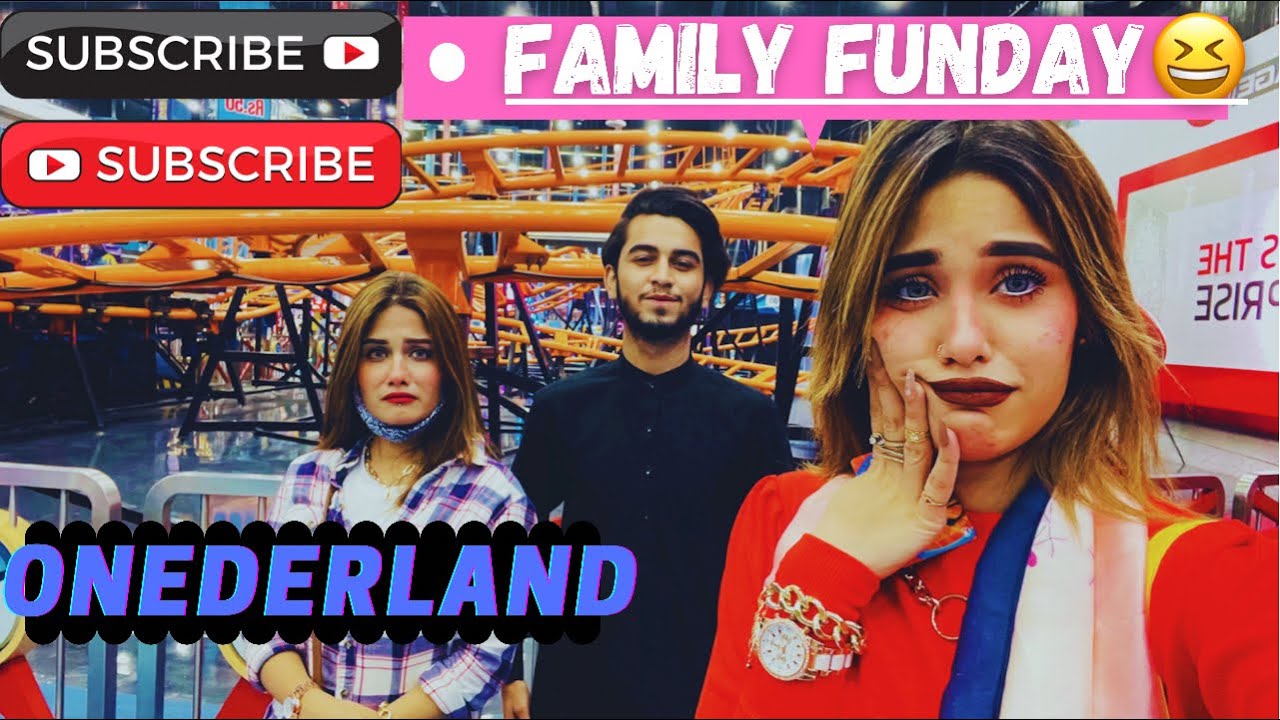 Funday with Family😎 At Onederland (Luckyone Mall) #meeru #wajahat #mama #chuchu #rohaushba #hellfun