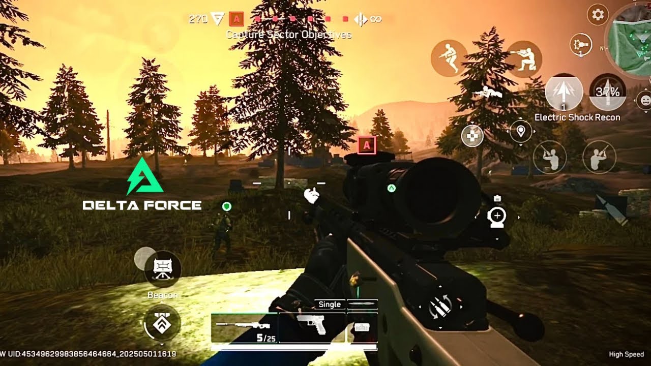 Trench Lines - Night Event In Delta Force Mobile - 4K HDR iOS Max Graphics Setting Gameplay