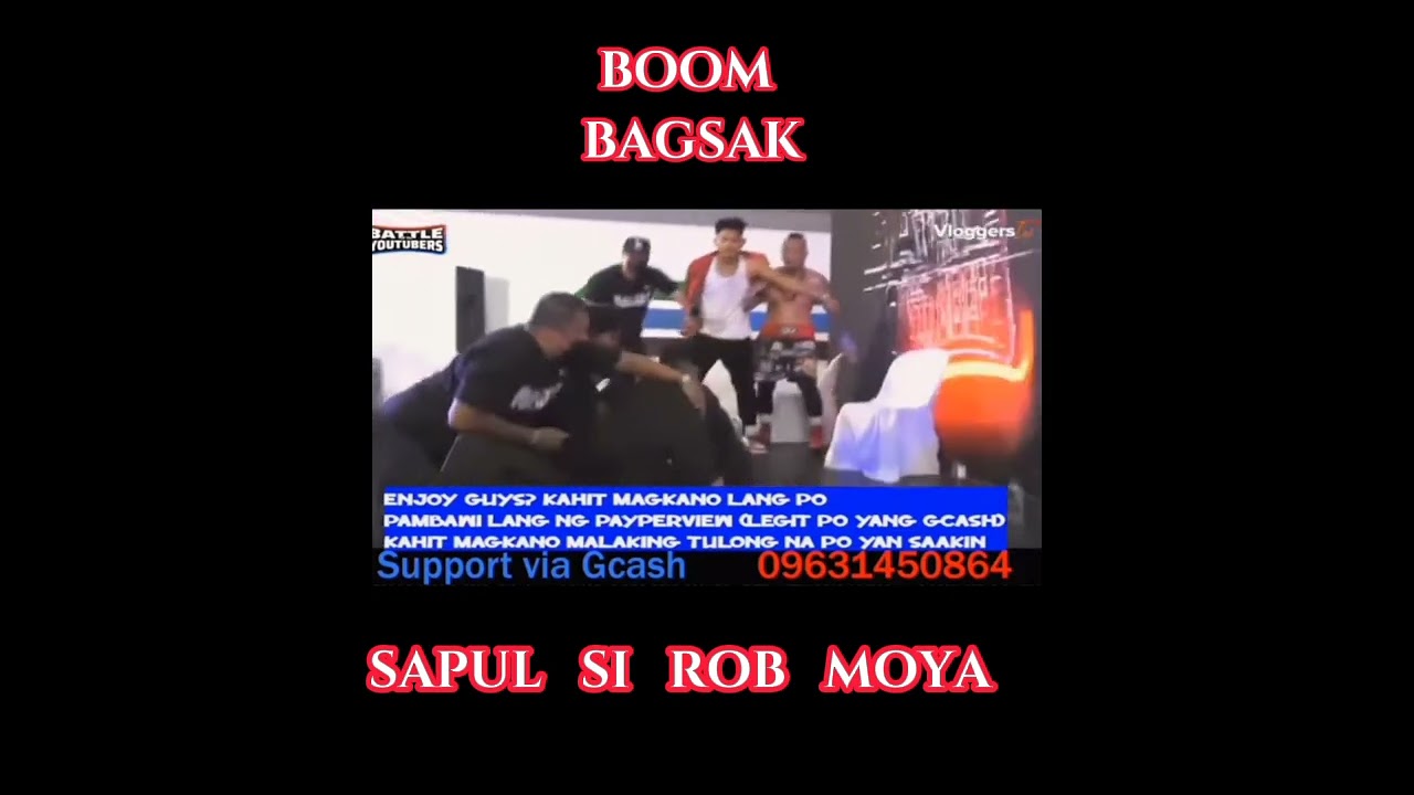 Bagsak si Rob Moya