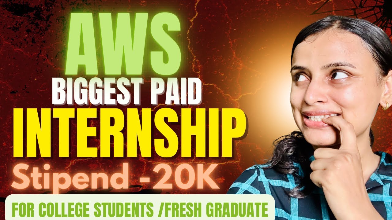 Are You Eligible For a HIGH PAYING AWS Internship as a Student or Fresher