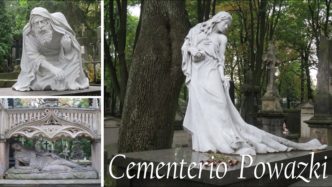 Arte funerario en el Cementerio Powazki - Varsovia (Polonia)