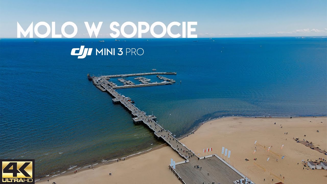Molo w Sopocie / The Sopot Pier / Gdańsk Bay / DJI mini 3 pro / 4k Cinematic drone / Footage