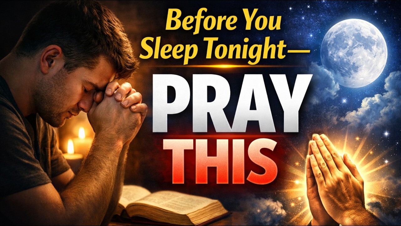 Before You Sleep Tonight — Pray This Powerful Night Prayer Together
