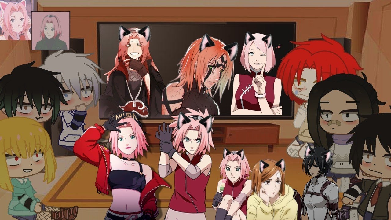 ||HxH React to Y/n as sakura haruno||HxH normal Au||