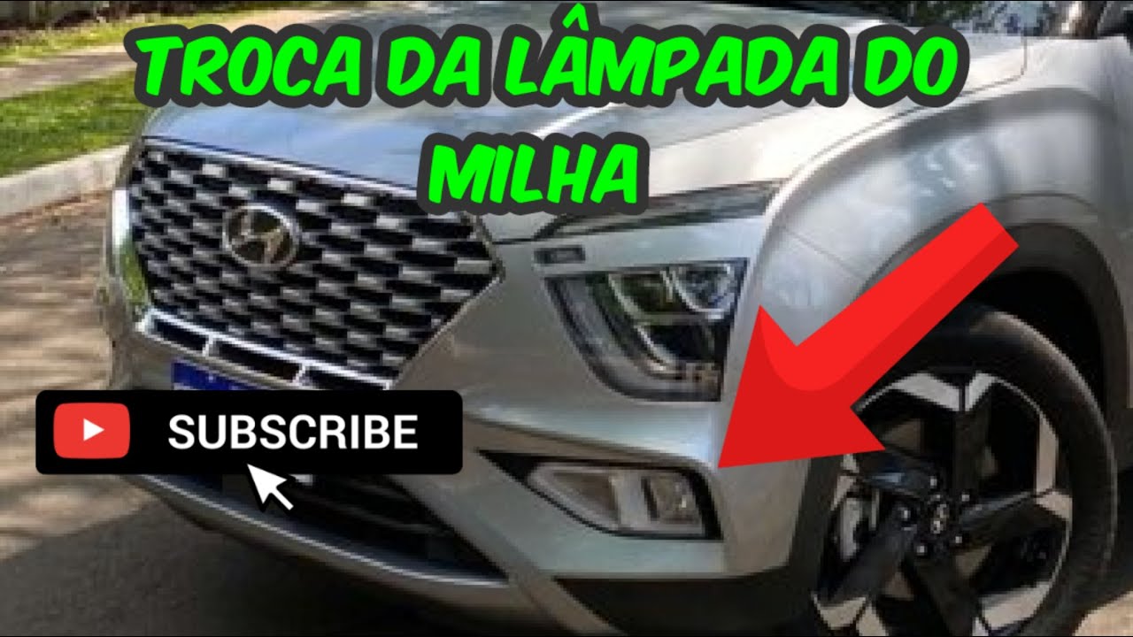 TROCA DA LAMPADA DO MILHA CRETA NOVA GERAÇÃO + BÔNUS LAMPADA DA SETA