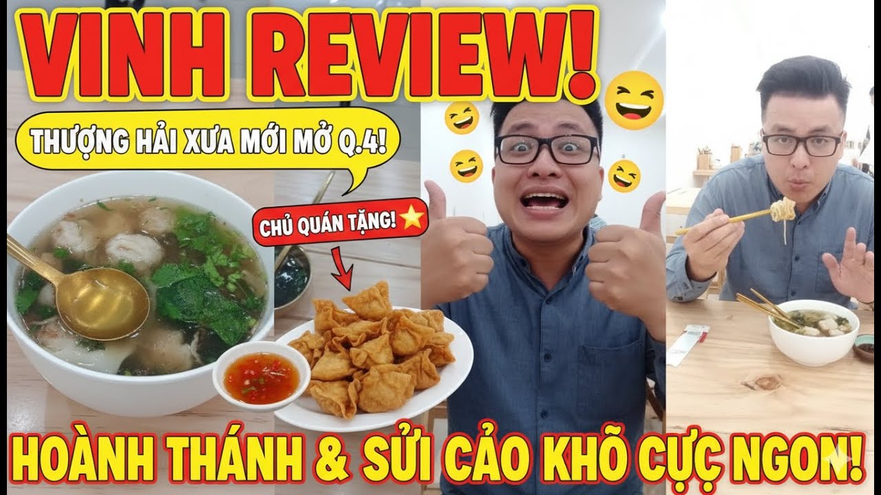 ĂN GÌ Ở TÔN ĐẢN Q4? Thử ngay Hoành Thánh/Sủi Cảo CHUẨN VỊ TRUNG QUỐC và cái kết BẤT NGỜ từ anh chủ!