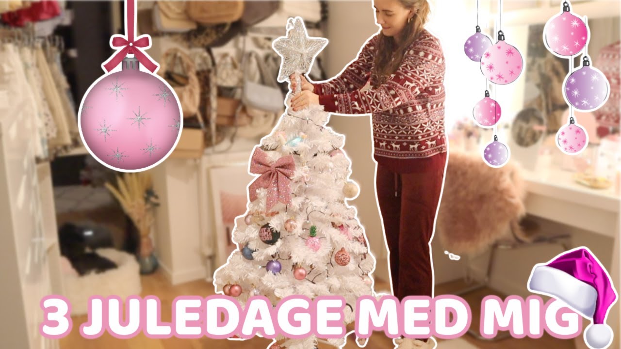 SMAGER JULE DONUTS, PYNTER OP TIL JUL PÅ MIT KONTOR OG I WALK-IN & ÅBNER JULEKALENDRE! 💝🎄🎉🎀 *VLOG*