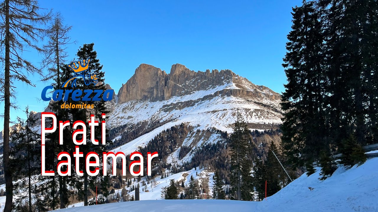 Pista Prati Latemar: la variante facile della Pra di Tori #latemar #carezzaski #dolomitisuperski