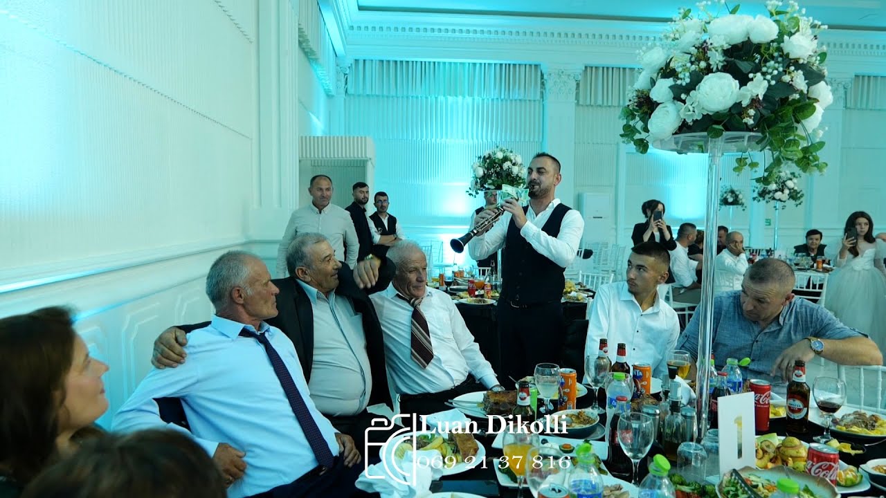 Kaba me klarinete dhe kolazh - Live Rexhino. Edisoni , Titi . Dasma Shqiptare 2025