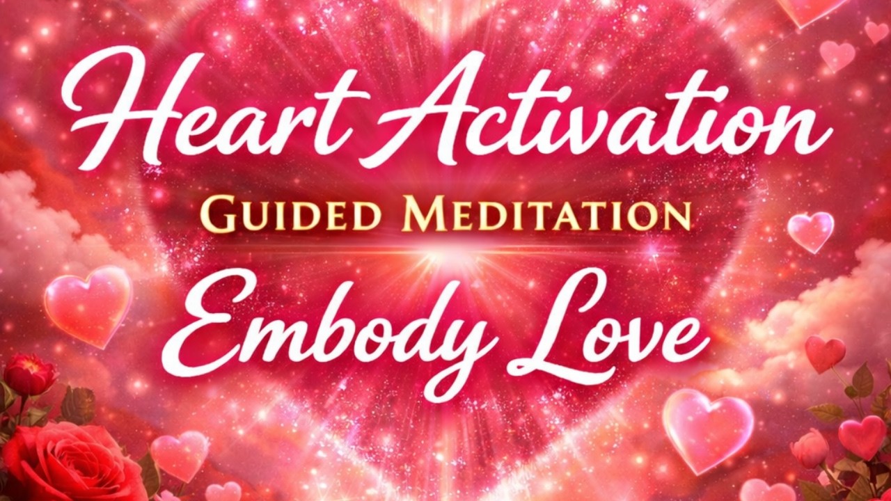 💗Guided Meditation | Sacred Heart Activation | Embody the Frequency of Love 💗