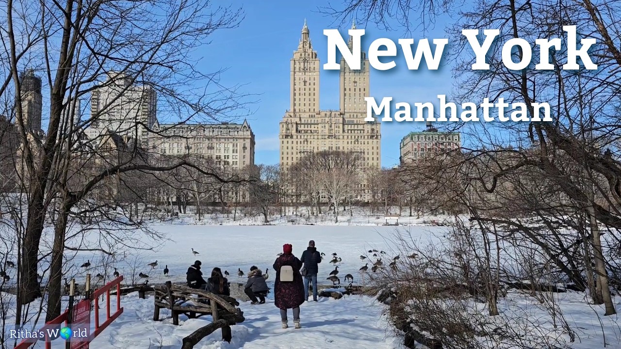 🇺🇸 Caminando por Central Park - 3 días después de la Ventisca (Blizzard 2026) - Invierno en NYC ❄️