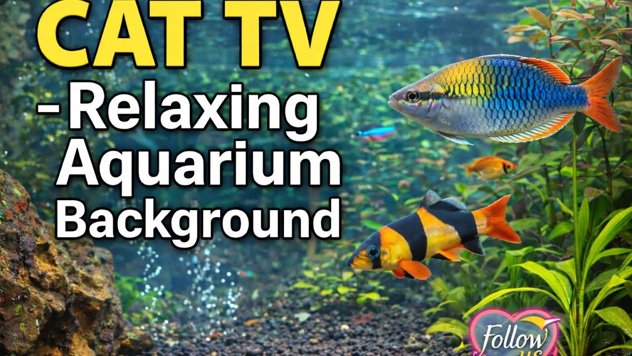 Cat tv , lively fish for your cats to enjoy 