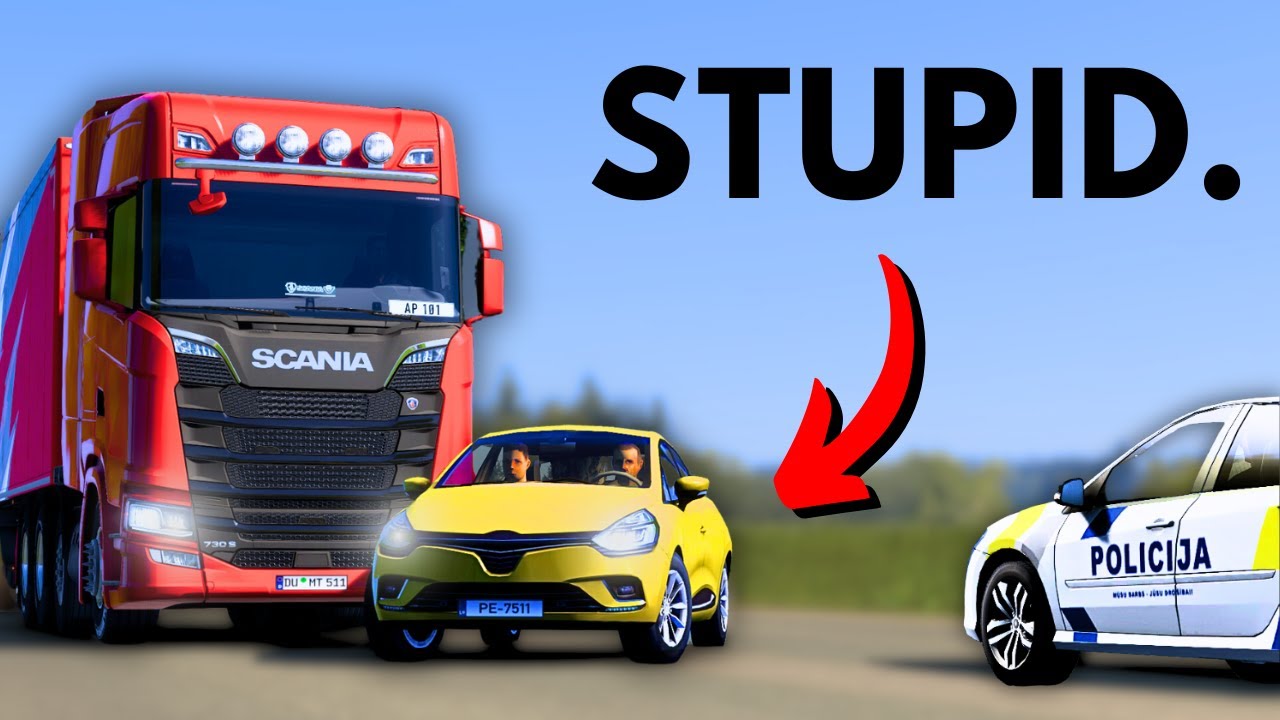 ETS2 AI being STUPID for 10 Minutes