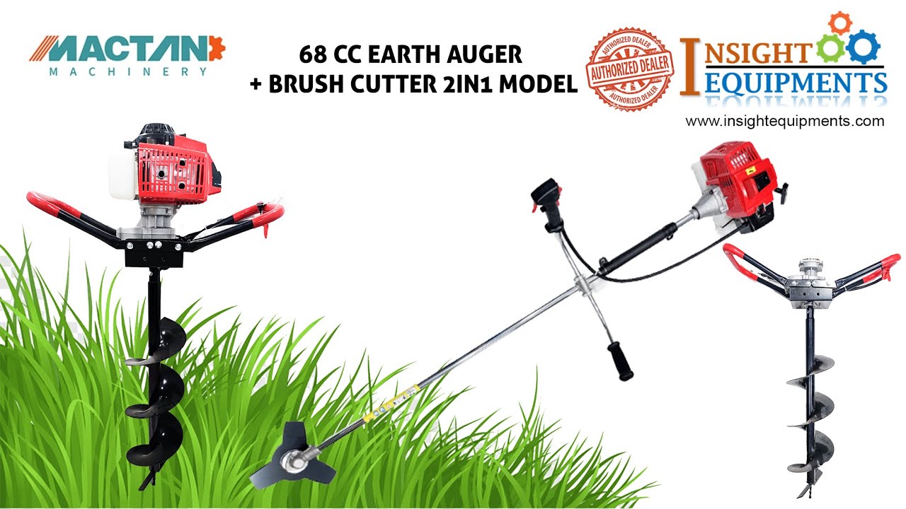 Best 68cc + Brush Cutter 2 in 1 | Multipurpose Earth Auger & Brush Cutter Demo