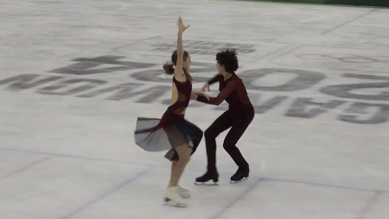4k#silvermedal#ILIN Olivia / CAIN Dylan #USA#2024GangwonYouthOlympicGames#FigureSkating#IceDance