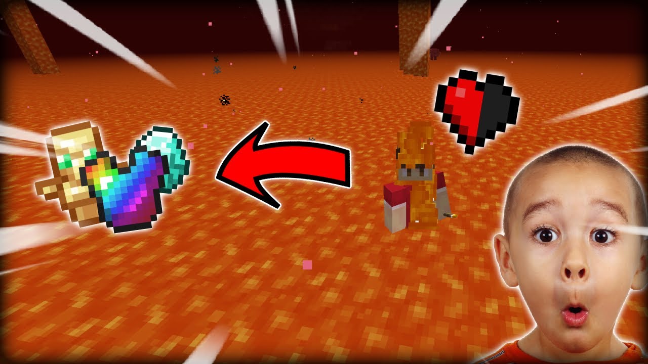 Minecraft But Fire Gives OP Items
