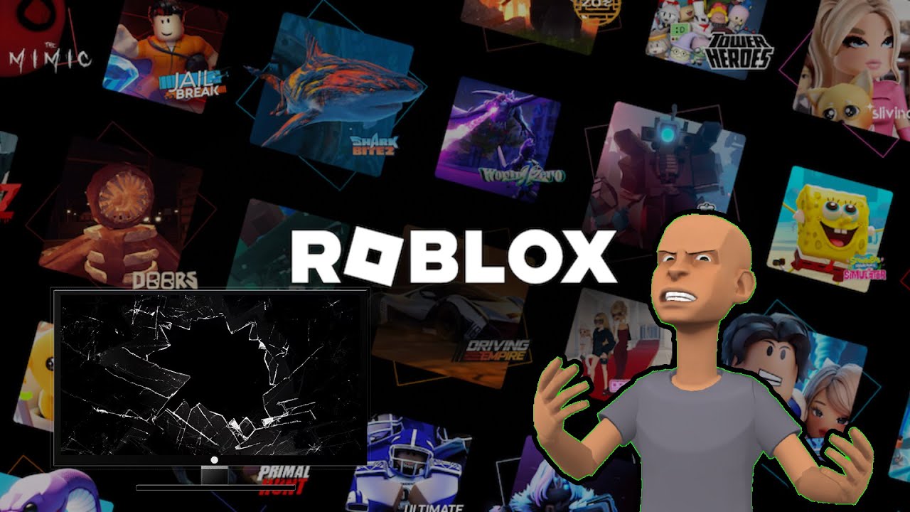 Classic Caillou Rages In Roblox/Destroys His Computer/Grounded
