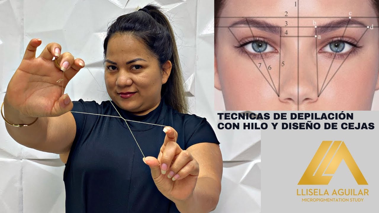 😍CLASE GRATUITA DE DEPILACION CON HILO Y DISEÑO DE CEJAS PASO A PASO 🧵