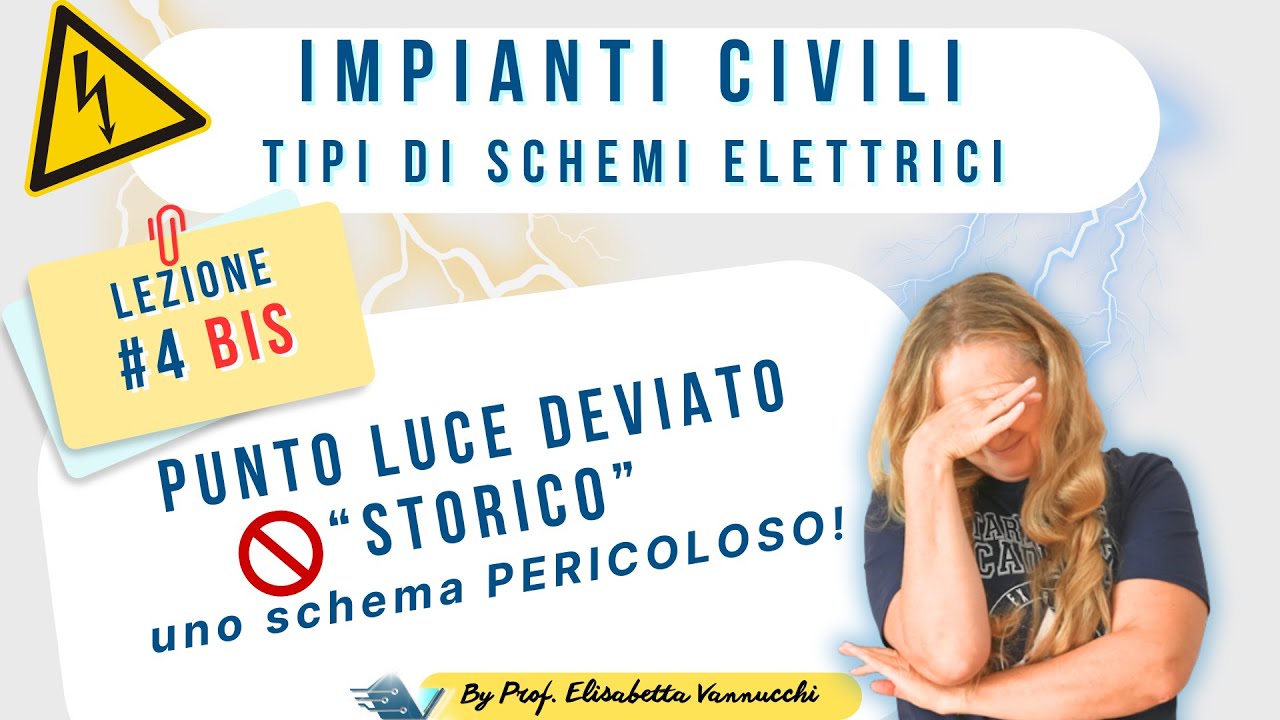 Punto luce deviato con 3 fili – Schema ERRATO ma ancora diffuso | Impianti civili vecchi
