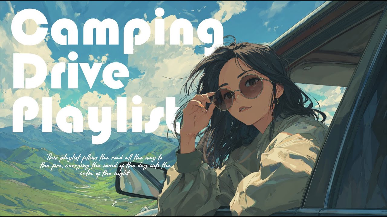 Camping Drive Playlist｜Chill Road Trip Music to Campfire