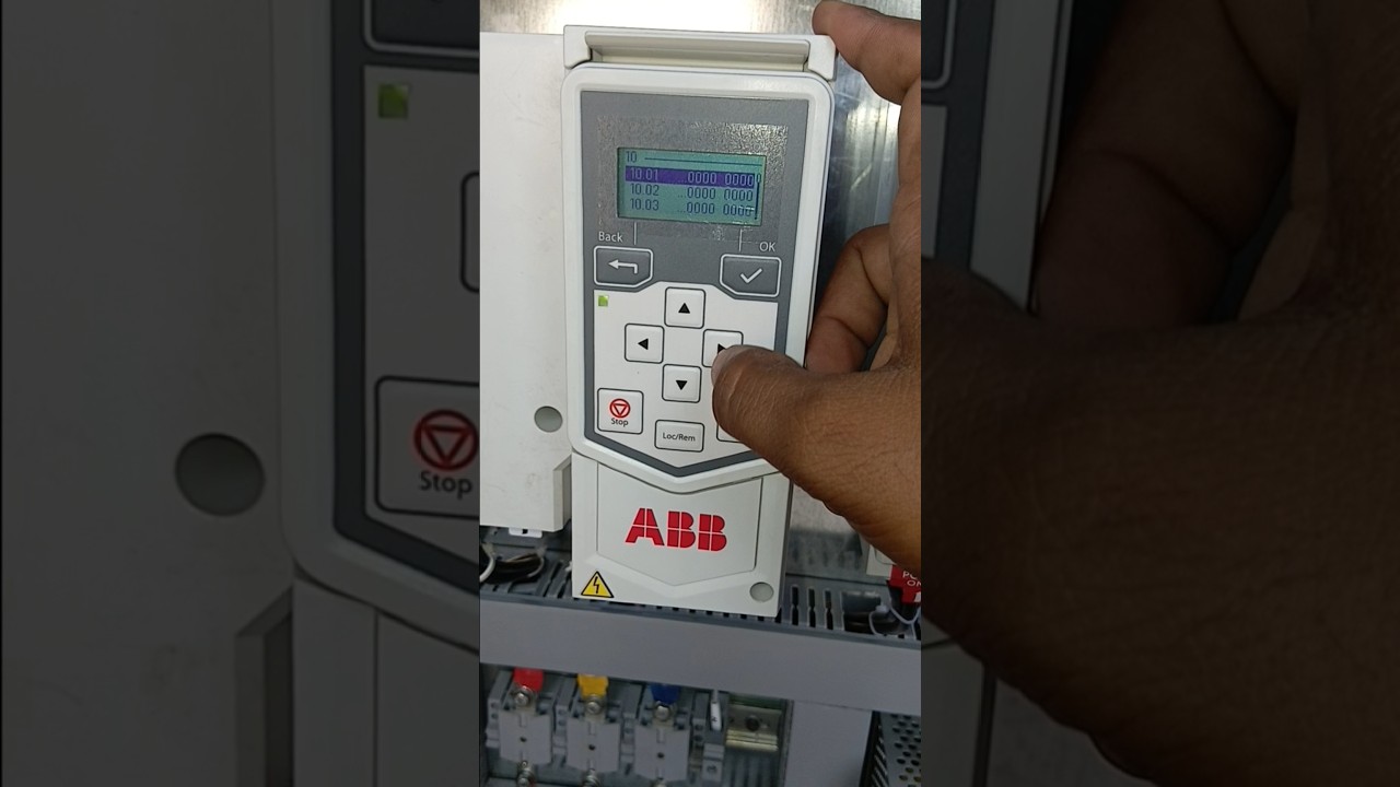 ABB ACS 560 VFD : MOTOR ID RUN / IDENTIFICATION RUN - HINDI VIDEO