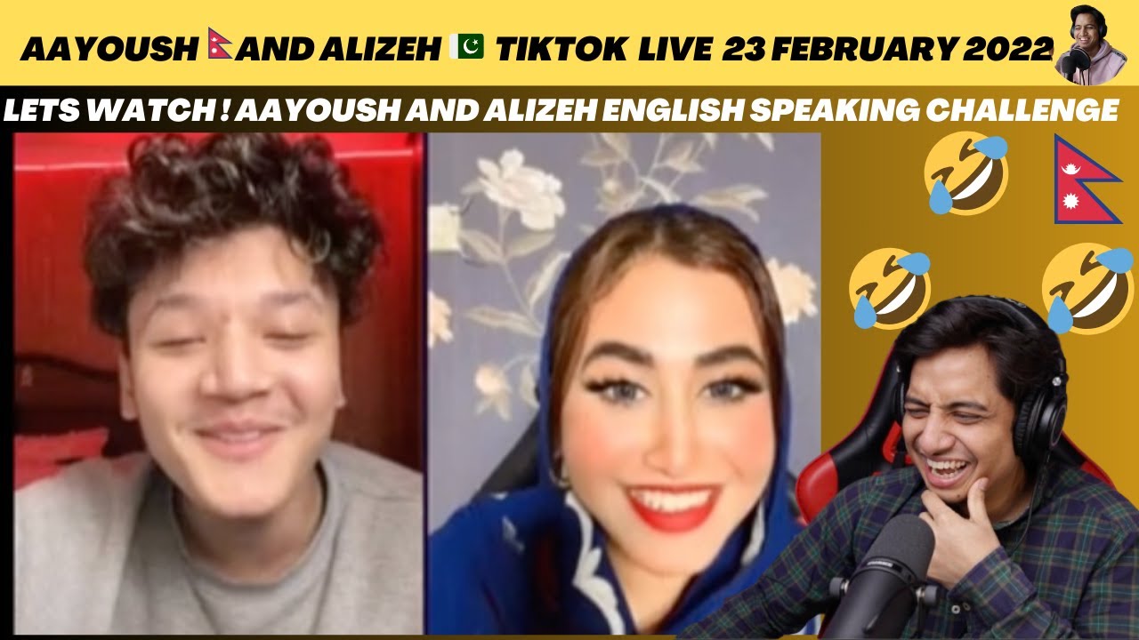 ENGLISH MOYE MOYE 😄 !! AAYOUSH AND ALIZEH ENGLISH SPEAKING BATTLE 🤣🤣| FEB 22 | Reaction Video