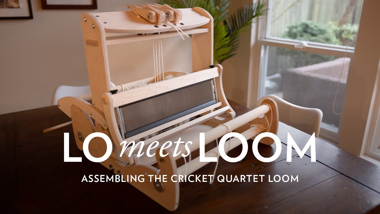 Converting a rigid heddle loom to a 4-shaft weaving loom with Schacht's Cricket Quartet
