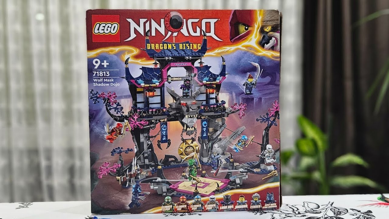 🔥LEGO NINJAGO 71813 | Dragons Rising – Wolf Mask Shadow Dojo Speed Build! 🐺🥷⚔️