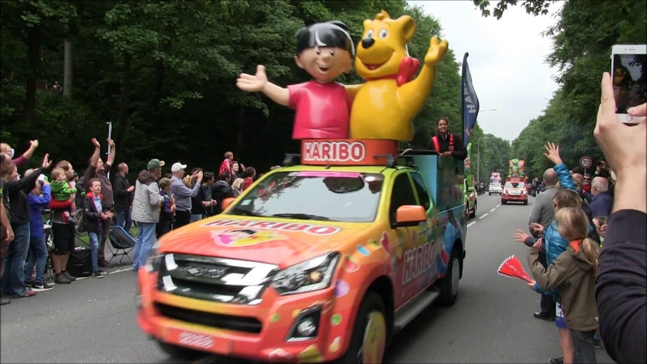 Tour de France 2017 Werbekarawane in Aachen // publicity caravan // caravane publicitaire