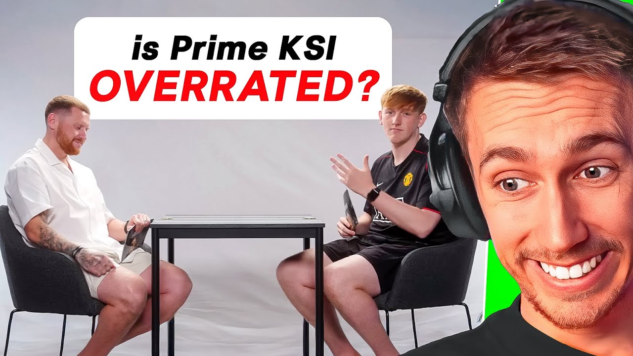 Реакция Miniminter на спор Behzinga и AngryGinge по поводу самых важных дебатов в Интернете!