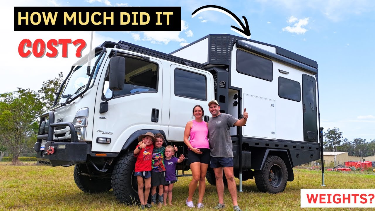COST BREAKDOWN/ WEIGHTS REVEALED - D.I.Y TRUCK CAMPER BUILD FOR FULLTIME LIVING - FAMILY OF SIX EP