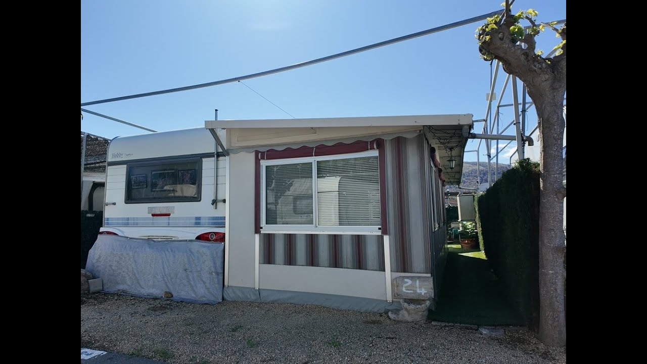 Fully Equipped Caravan & Ben Eiler Awning For Sale On Camping Benisol Campsite In Benidorm - £22,500