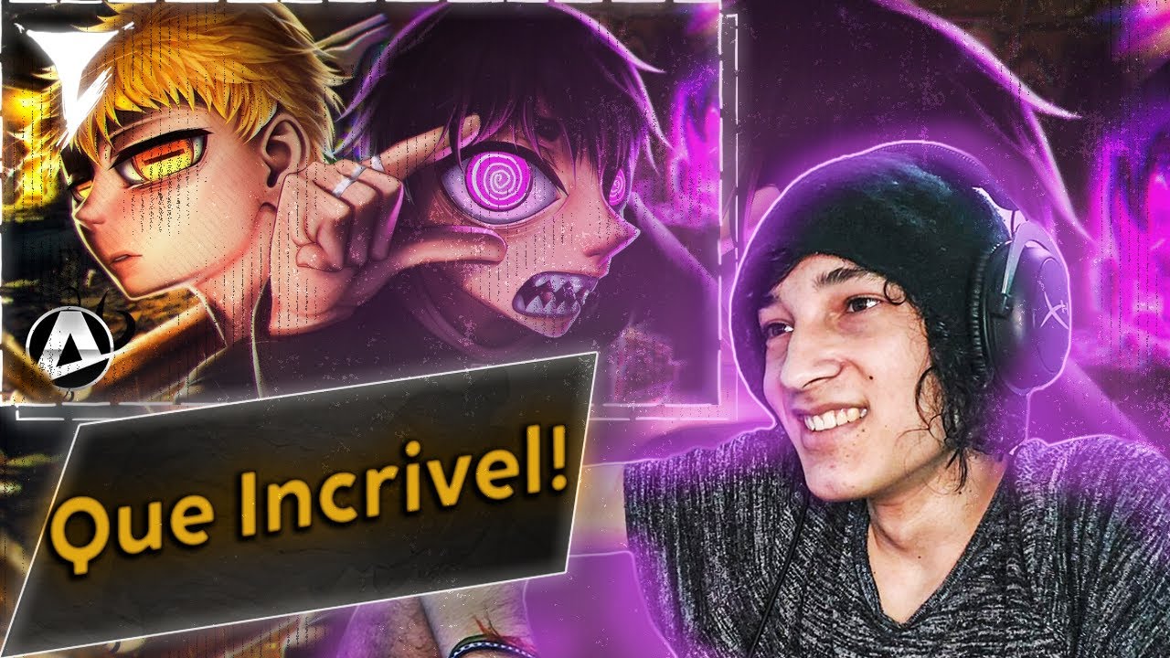 (Brisa dms) REACT ♪ Noah e Kaleb (Sense Life) | Parceria Formada | AniRap e @Shinysz