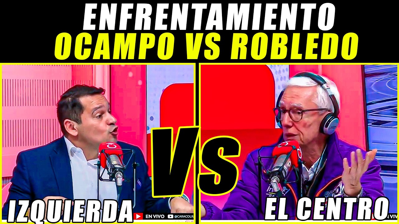 SE SALIERON DE CONTROL! Debate político ALEJANDRO OCAMPO vs JORGE ENRIQUE ROBLLEDO, elecciones