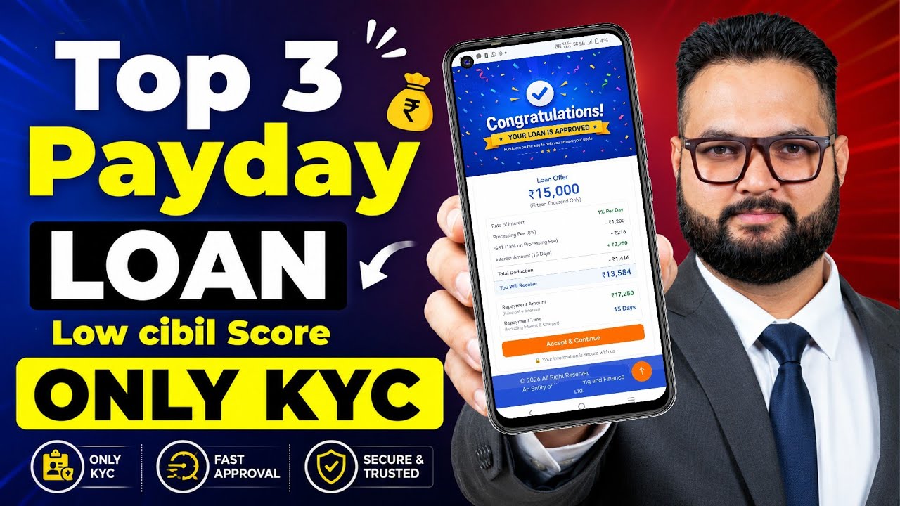 Loan Apps For Low CIBIL Score | New Best Loan App 2026 | Low Cibil Score Instant Loan | TOP 3 APPS