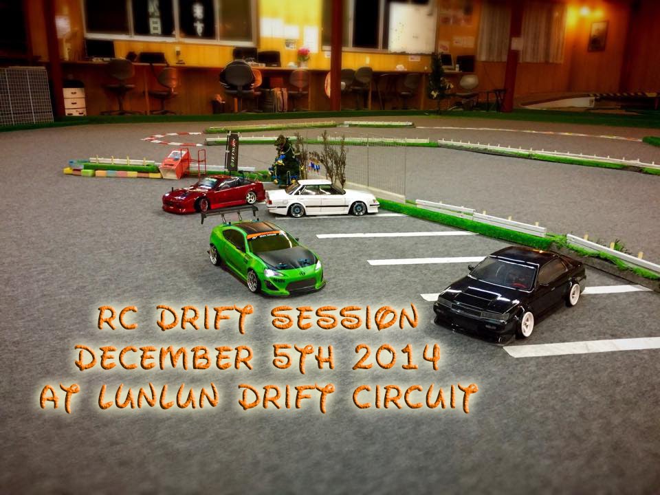 RC Drift Session at LunLun Circuit in Tobe Dec 5th 2014