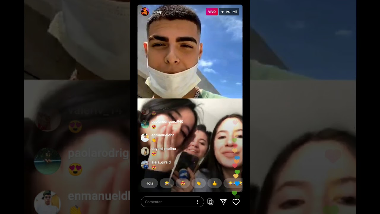 LUNAY MUESTRA SU HUMILDAD (LIVE INSTAGRAM) HABLA CON SUS FANS EN DIRECTO